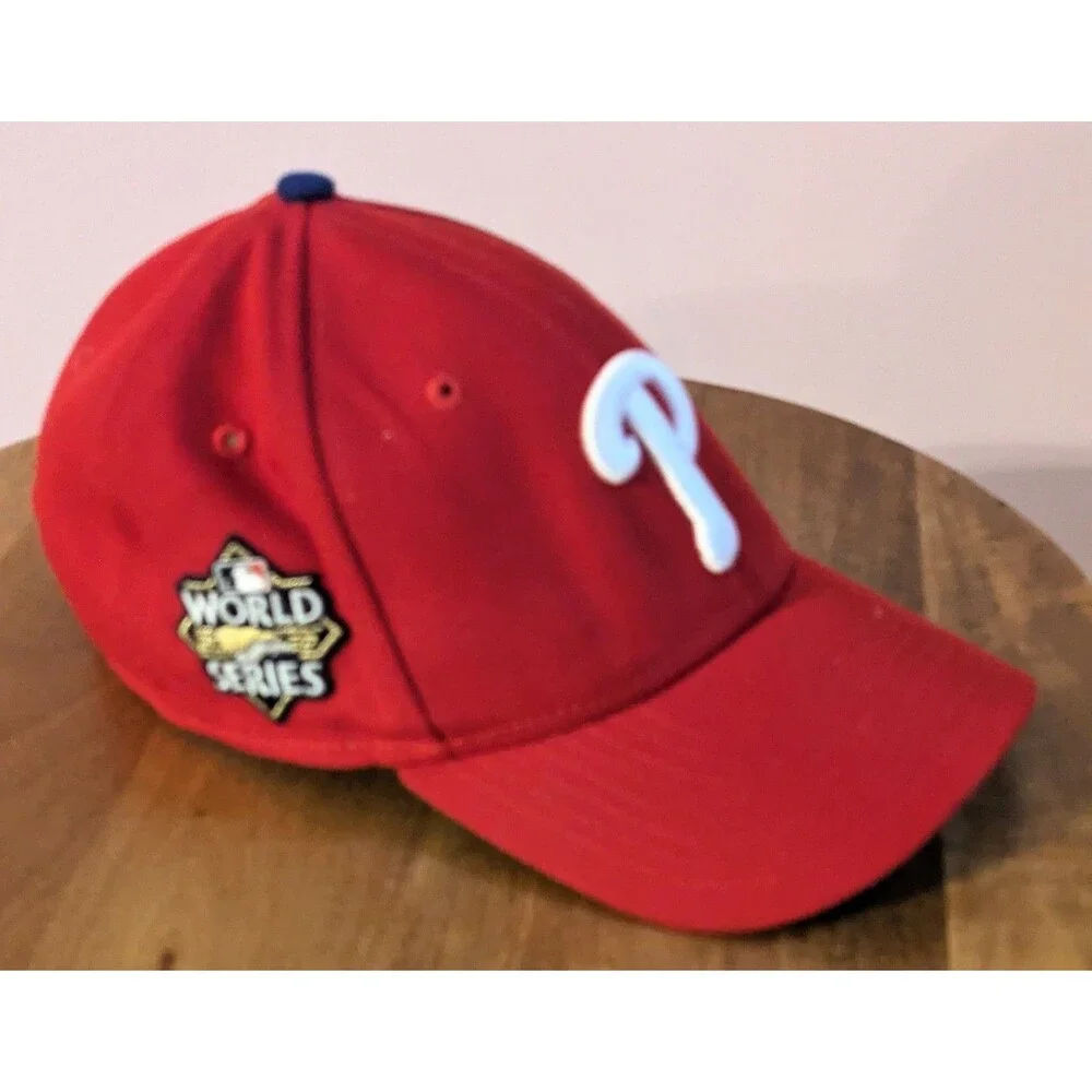 Phillies New Era 9Forty Youth Snapback Cap 2022 World Series Logo Adjustable